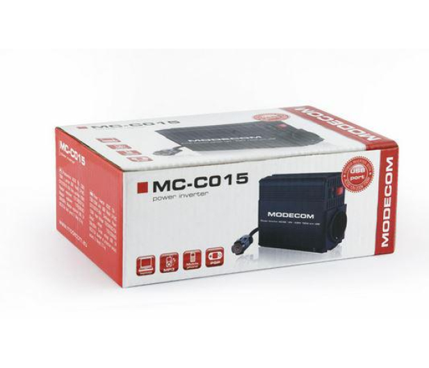 MODECOM MC-C015 24V/230V 150W USB (TIR) czarna - 154754 - zdjęcie 2